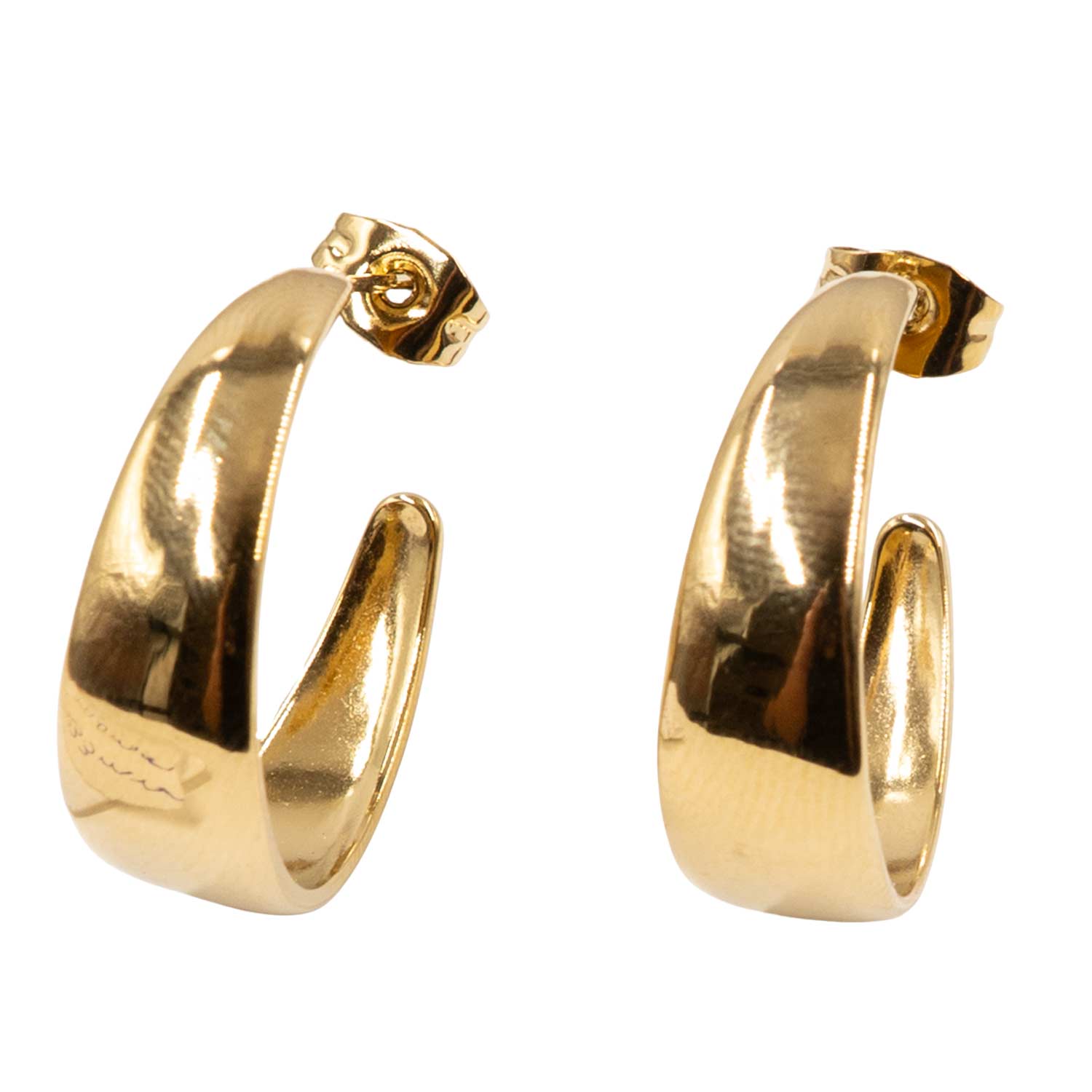 Σκουλαρίκια Αυτιού από Χειρουργικό Ατσάλι Επιχρυσωμένο - ATSEAR84