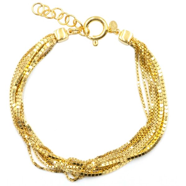 Βραχιόλι Χεριού Ασημένιο Επιχρυσωμένο - SBIT159