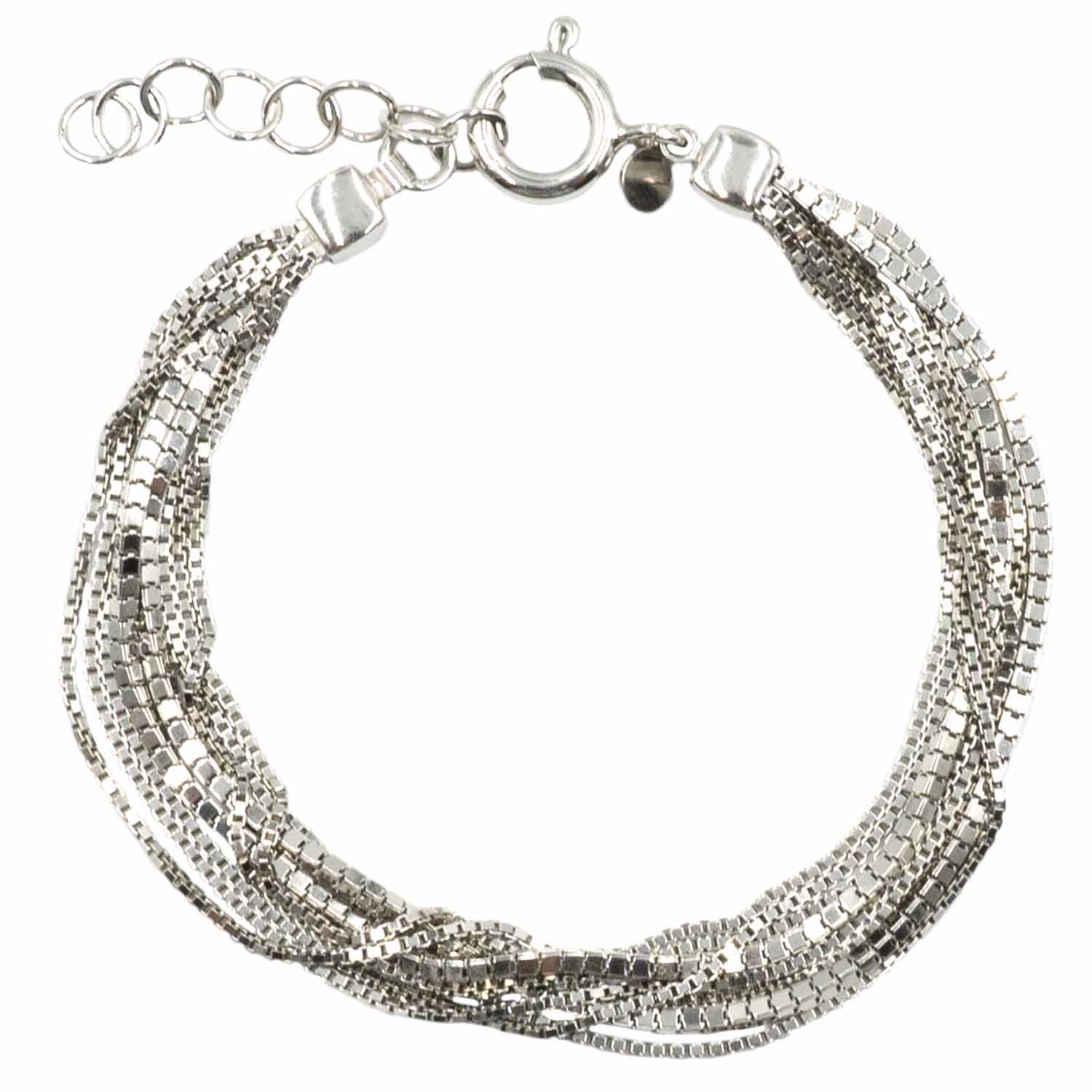 Βραχιόλι Χεριού Ασημένιο Επιπλατινωμένο - SBIT77