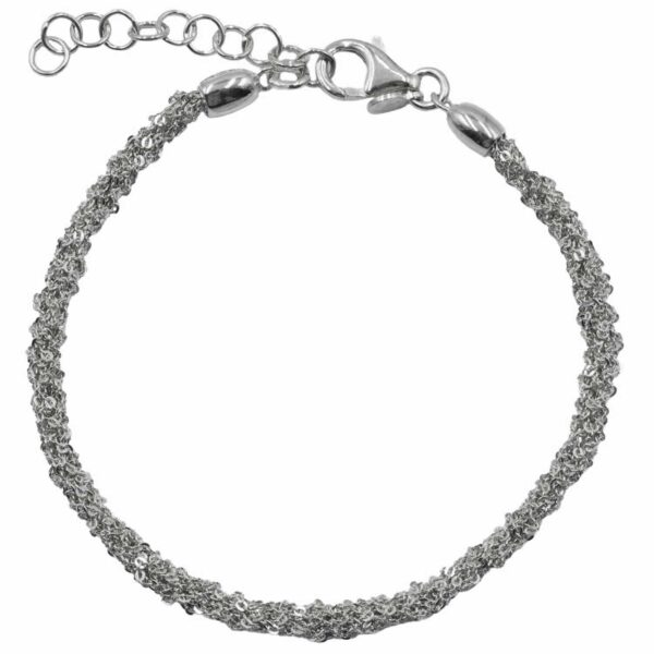 Βραχιόλι Χεριού Ασημένιο Επιπλατινωμένο - SBIT92