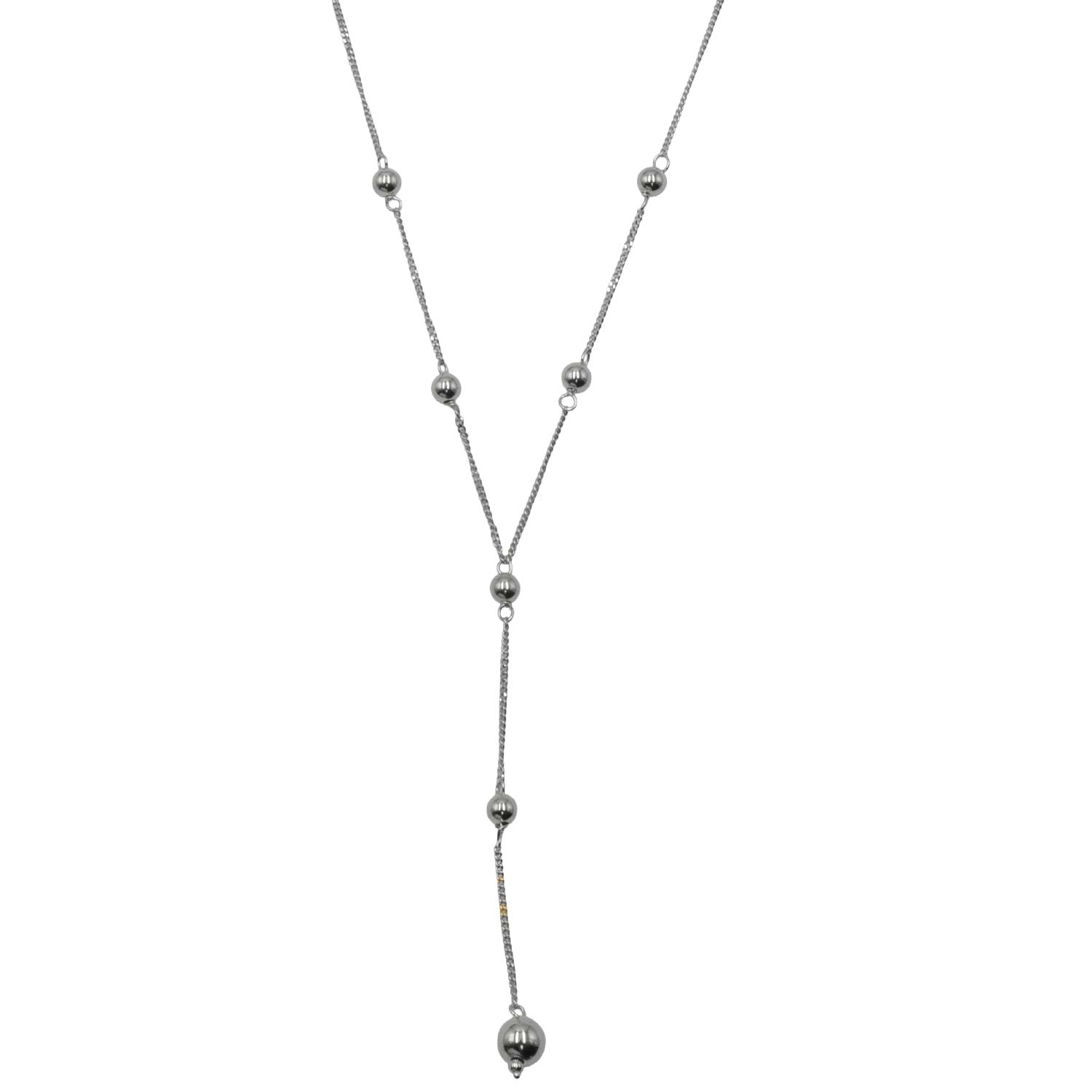 Κολιέ Ασημένιο με Σχέδιο- AS64