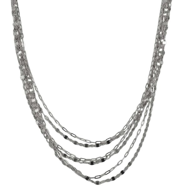 Κολιέ Ασημένιο με Σχέδιο- AS88