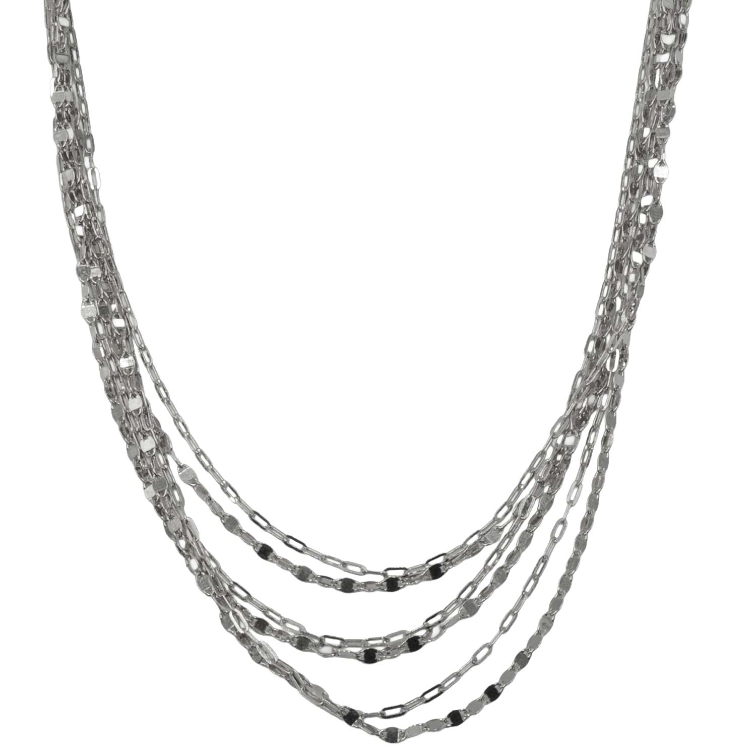 Κολιέ Ασημένιο με Σχέδιο- AS88