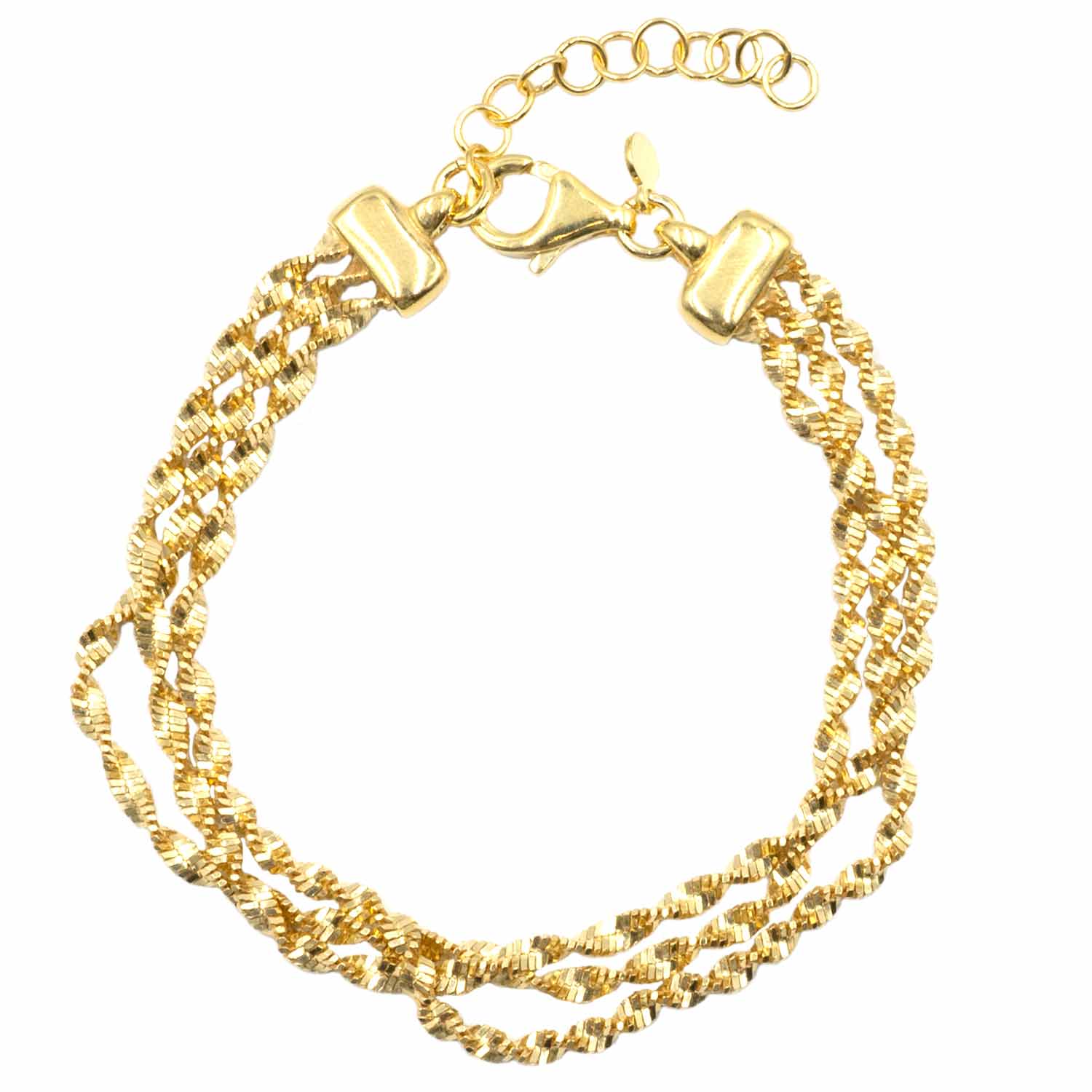 Βραχιόλι Χεριού Ασημένιο Επιχρυσωμένο - SBIT75