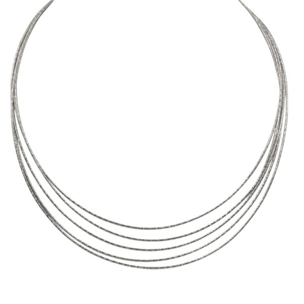 Κολιέ Ασημένιο με Σχέδιο- AS91