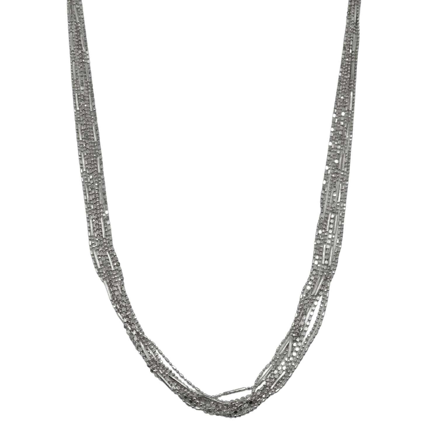 Κολιέ Ασημένιο με Σχέδιο- AS93