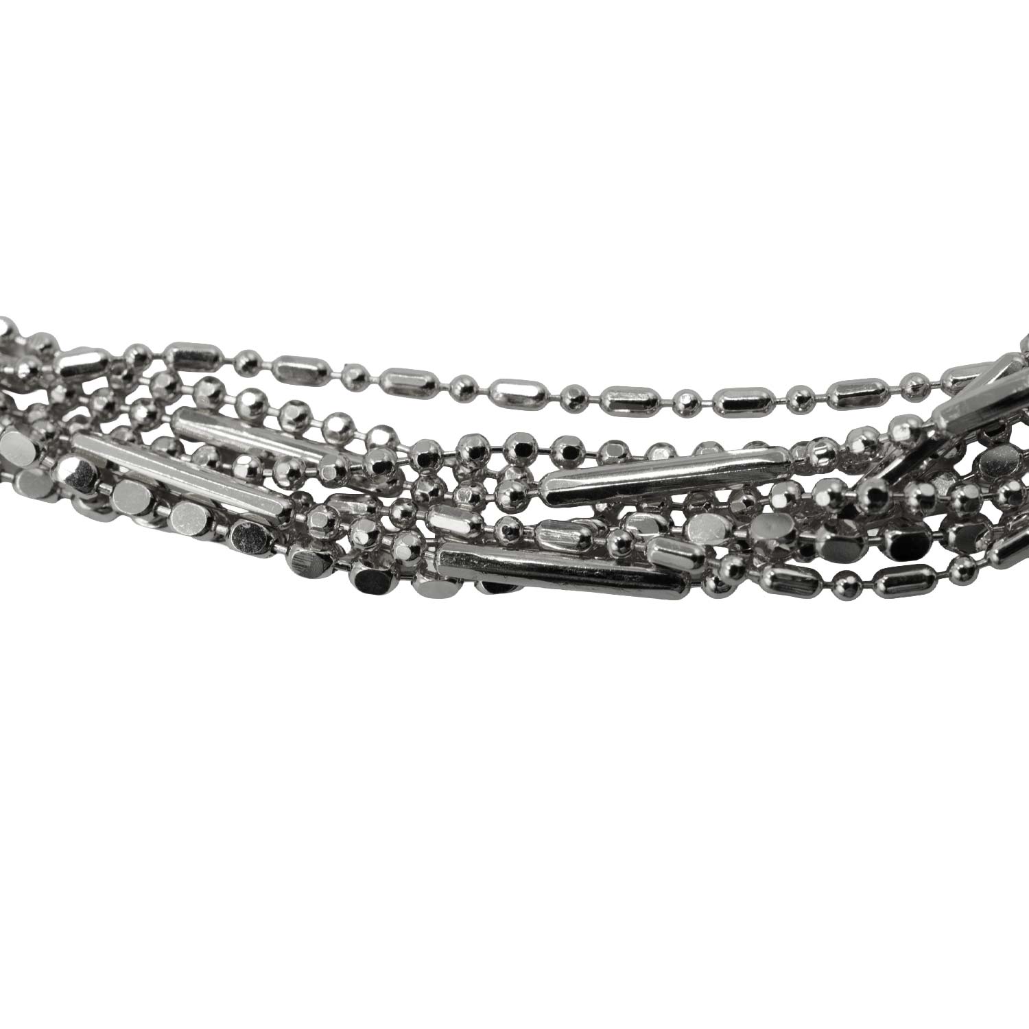 Κολιέ Ασημένιο με Σχέδιο- AS93