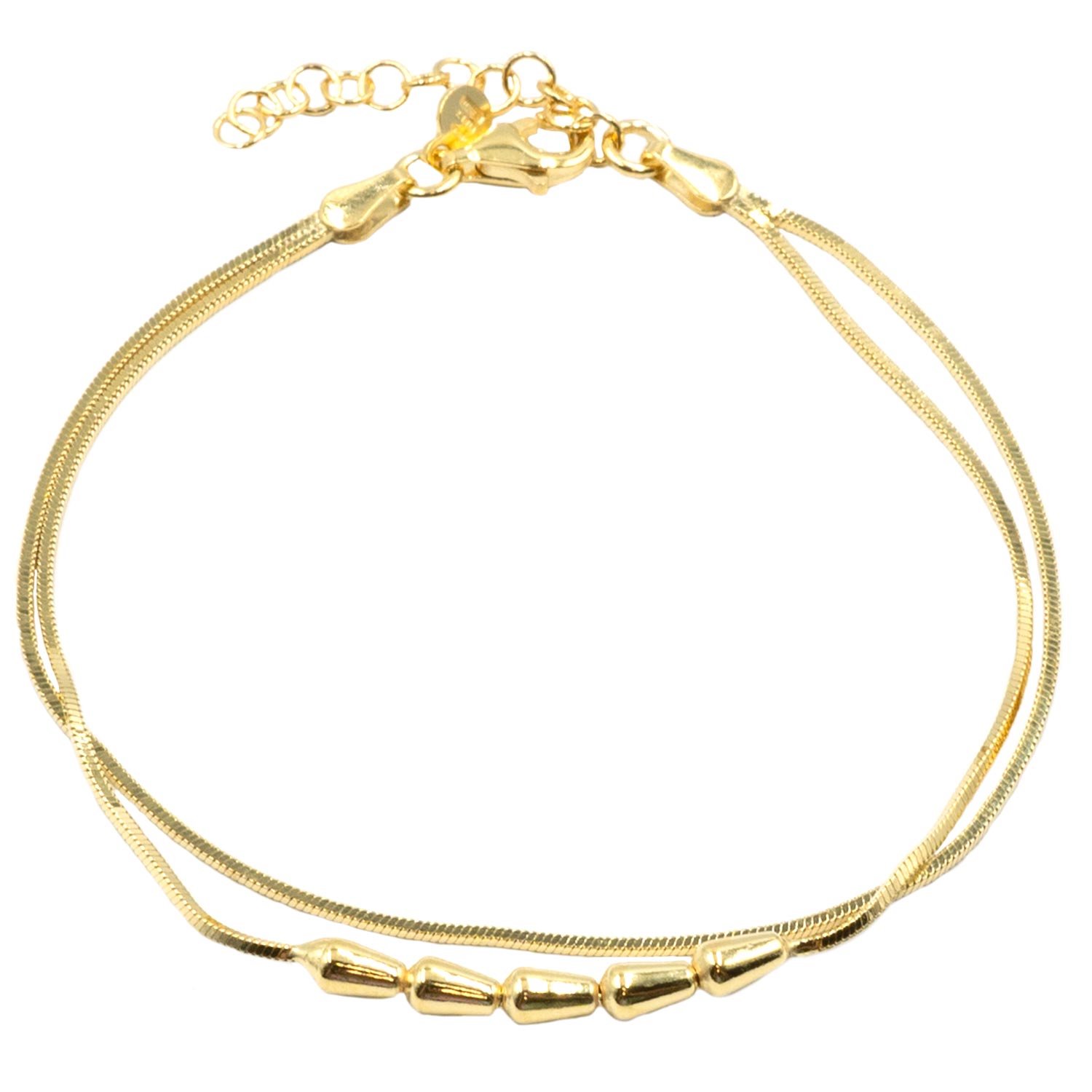 Βραχιόλι Χεριού Ασημένιο Επιχρυσωμένο - SBIT82