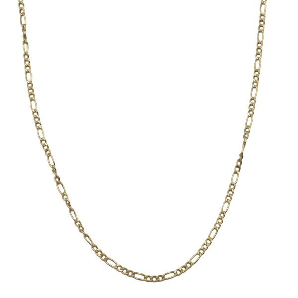 Κολιέ Ασημένιο με Σχέδιο Επιχρυσωμένο- AS11