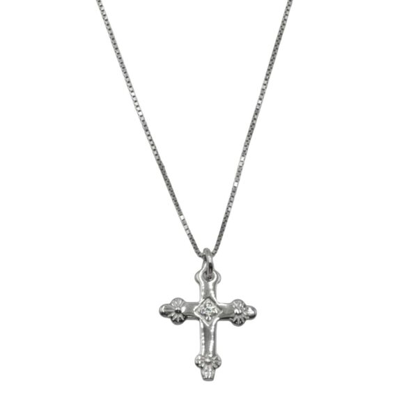 Κολιέ Ασημένιο με Σχέδιο- AS67