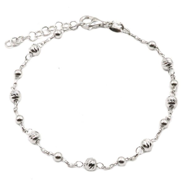 Βραχιόλι Χεριού Ασημένιο Επιπλατινωμένο - SBIT100