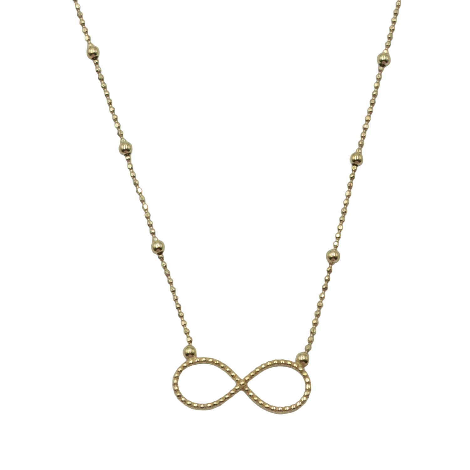 Κολιέ Ασημένιο με Σχέδιο Επιχρυσωμένο- AS08