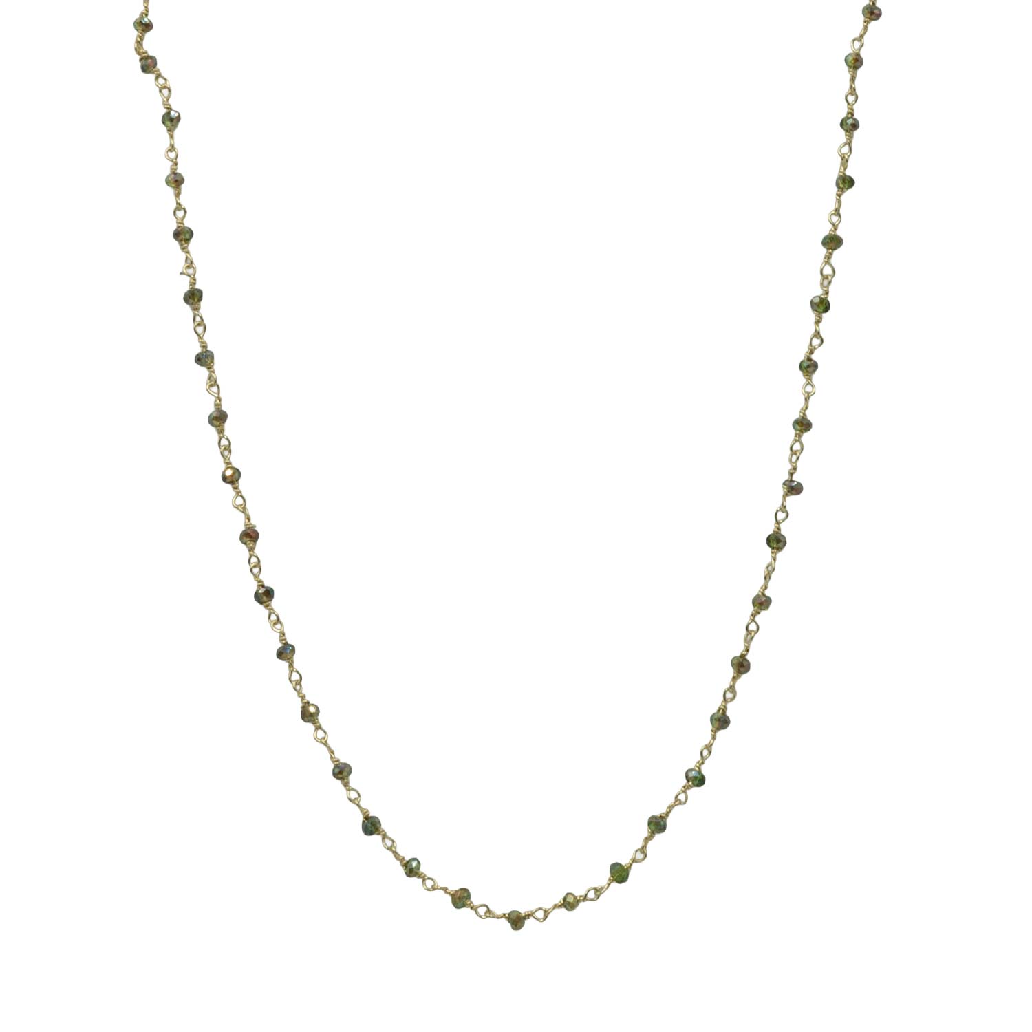 Κολιέ Ασημένιο με Σχέδιο Επιχρυσωμένο- AS16