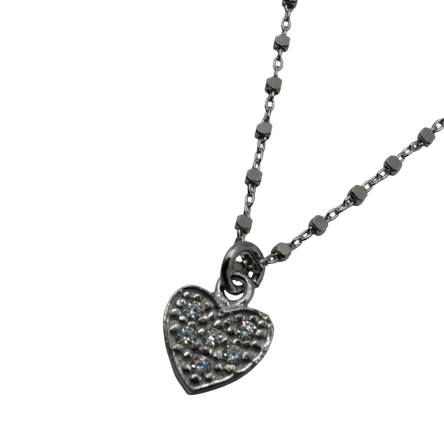 Κολιέ Ασημένιο με Σχέδιο- AS69