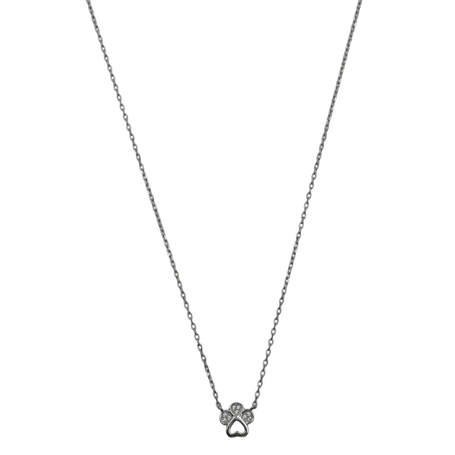 Κολιέ Ασημένιο με Σχέδιο- AS70