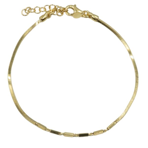 Βραχιόλι Χεριού Ασημένιο Επιχρυσωμένο - SBIT117