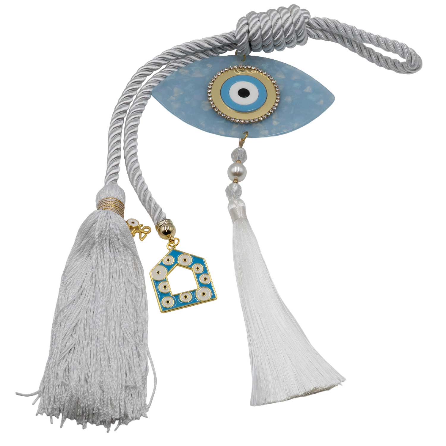 Γούρι Χειροποίητo Μεταλλικό με Σχέδιο - G20262