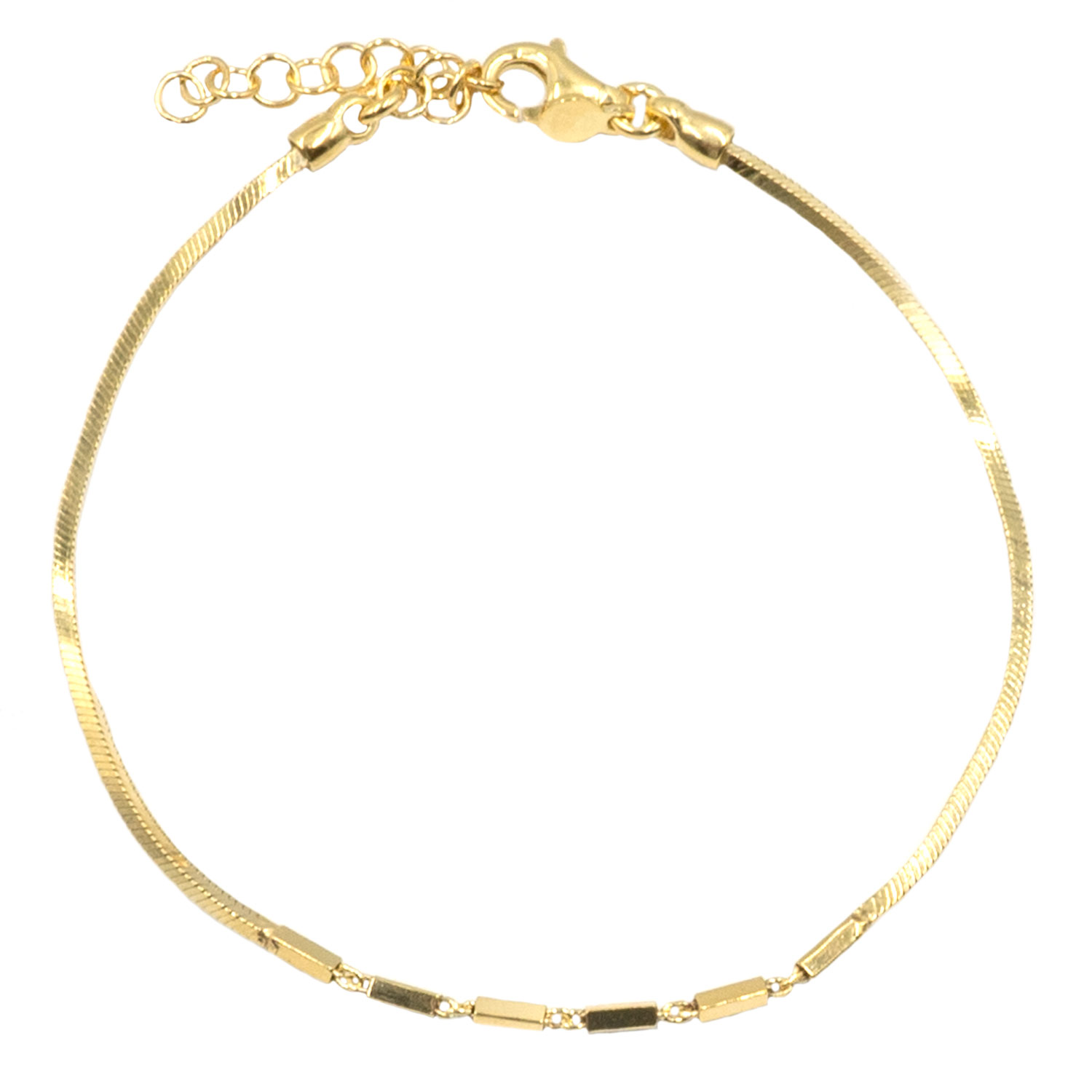 Βραχιόλι Χεριού Ασημένιο Επιχρυσωμένο - SBIT73