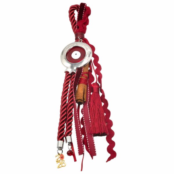 Γούρι Χειροποίητo Μεταλλικό με Σχέδιο - G202637