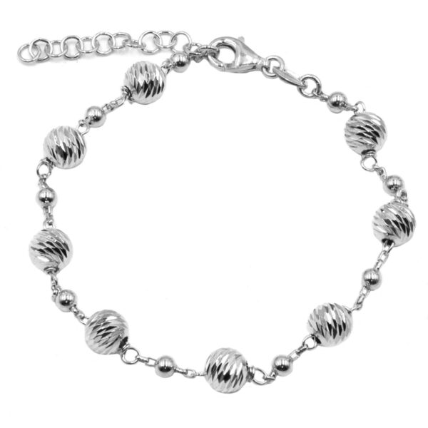 Βραχιόλι Χεριού Ασημένιο Επιπλατινωμένο - SBIT109