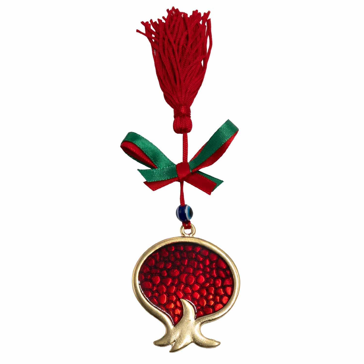 Γούρι Χειροποίητo Μεταλλικό Επιχρυσωμένο με Σχέδιο - G202672