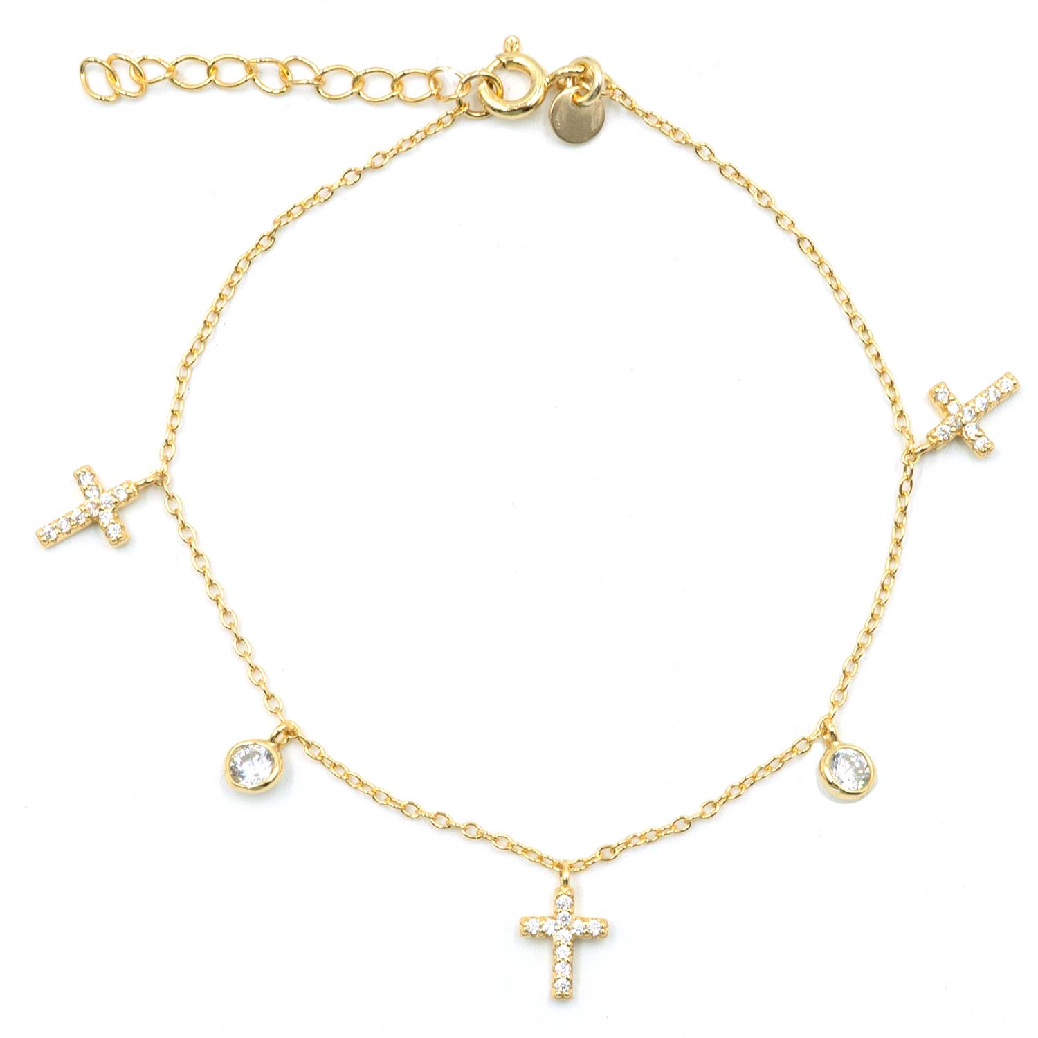 Βραχιόλι Χεριού Ασημένιο Επιχρυσωμένο - SBIT134