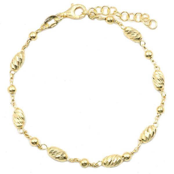 Βραχιόλι Χεριού Ασημένιο Επιχρυσωμένο - SBIT111