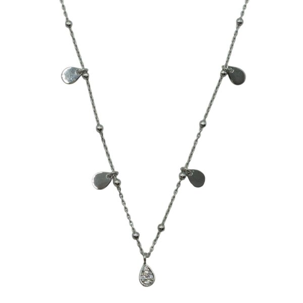 Κολιέ Ασημένιο με Σχέδιο- AS78