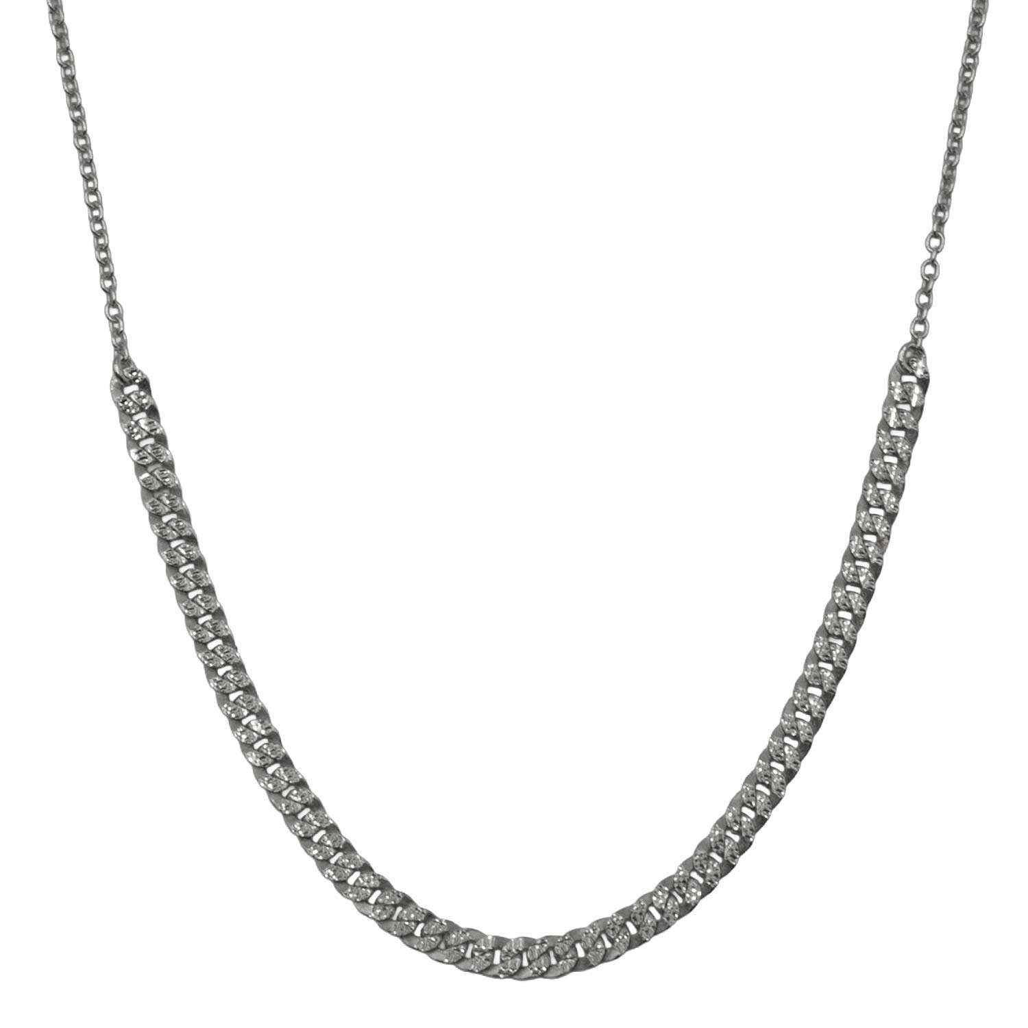 Κολιέ Ασημένιο με Σχέδιο- AS72