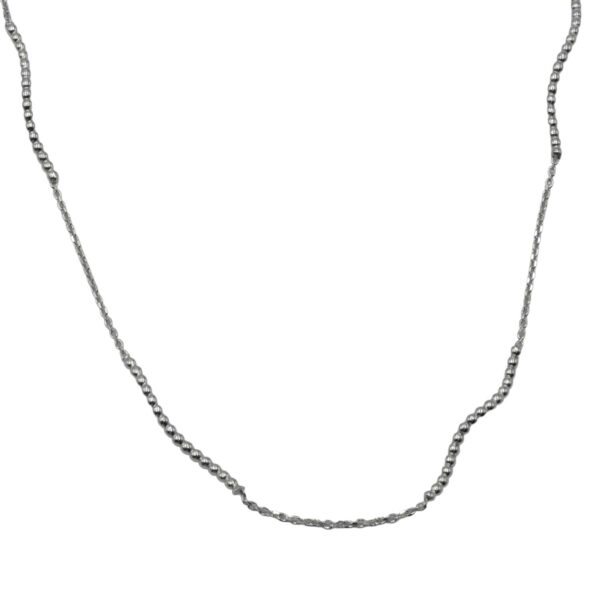 Κολιέ Ασημένιο με Σχέδιο- AS73