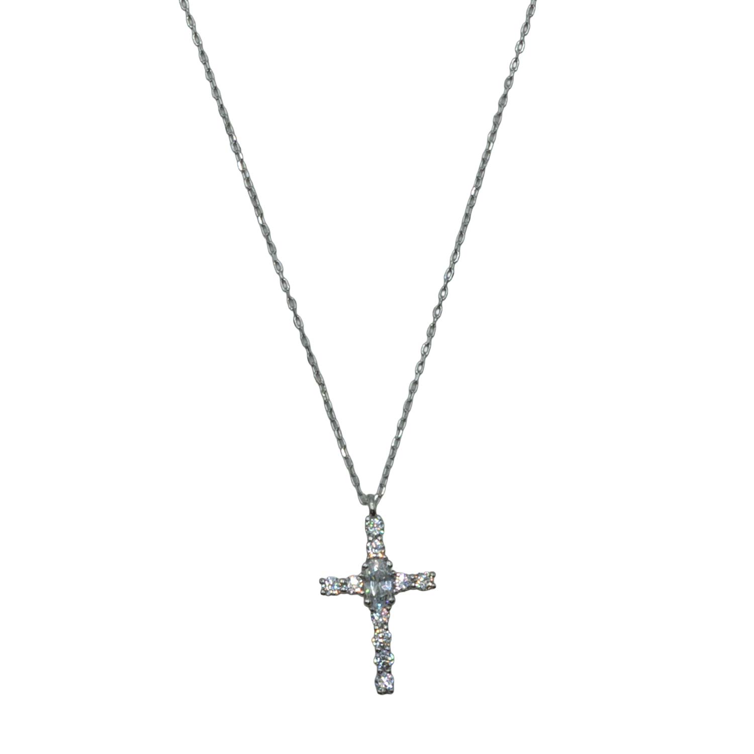 Κολιέ Ασημένιο με Σχέδιο- AS74