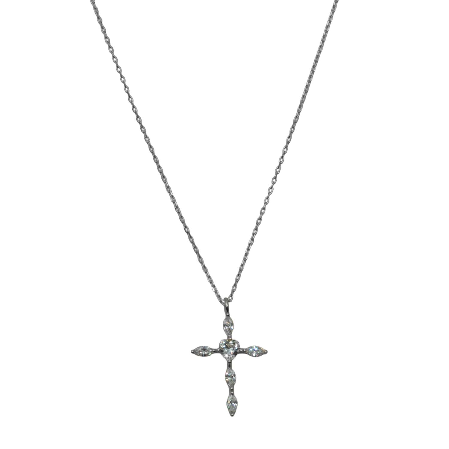 Κολιέ Ασημένιο με Σχέδιο- AS76