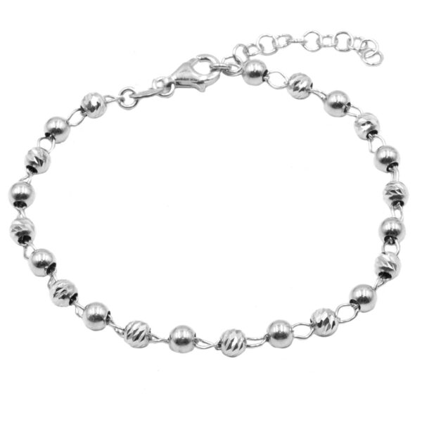 Βραχιόλι Χεριού Ασημένιο Επιπλατινωμένο - SBIT138