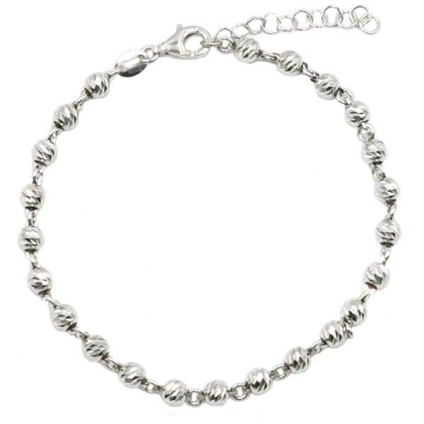 Βραχιόλι Χεριού Ασημένιο Επιπλατινωμένο - SBIT137