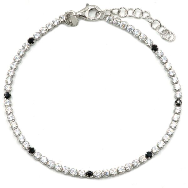 Βραχιόλι Χεριού Ασημένιο Επιπλατινωμένο - SBIT140