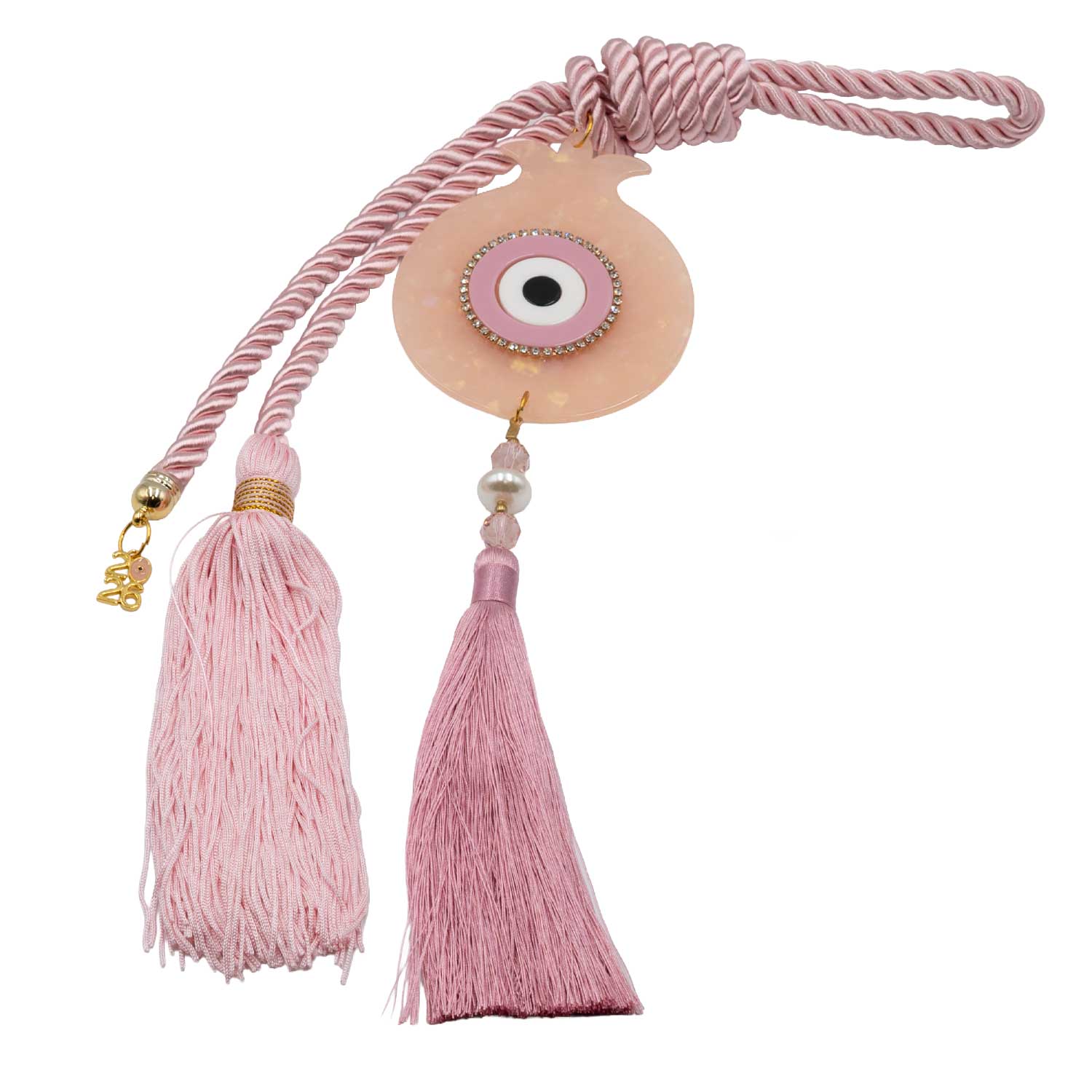 Γούρι Χειροποίητo Μεταλλικό με Σχέδιο - G20263