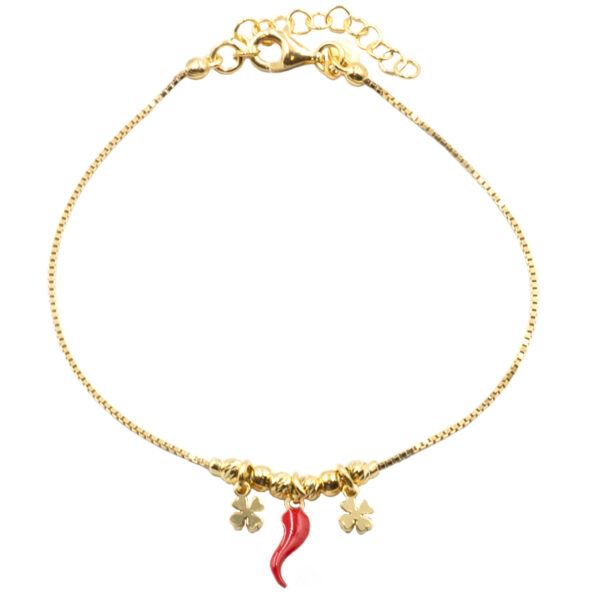 Βραχιόλι Χεριού Ασημένιο Επιχρυσωμένο - SBIT83