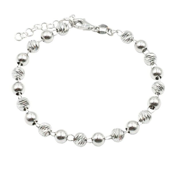 Βραχιόλι Χεριού Ασημένιο Επιπλατινωμένο - SBIT79