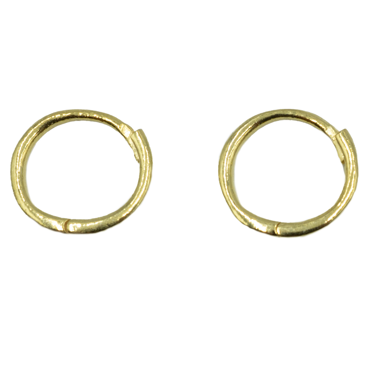 Σκουλαρίκια Αυτιού Ασημένια Επιχρυσωμένα Κρίκοι - EIT22