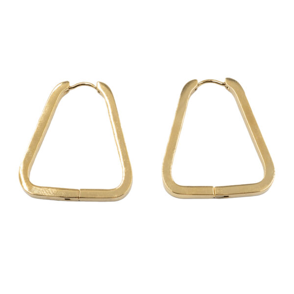 .Σκουλαρίκια Αυτιού από Χειρουργικό Ατσάλι Επιχρυσωμένο - ATSEAR89