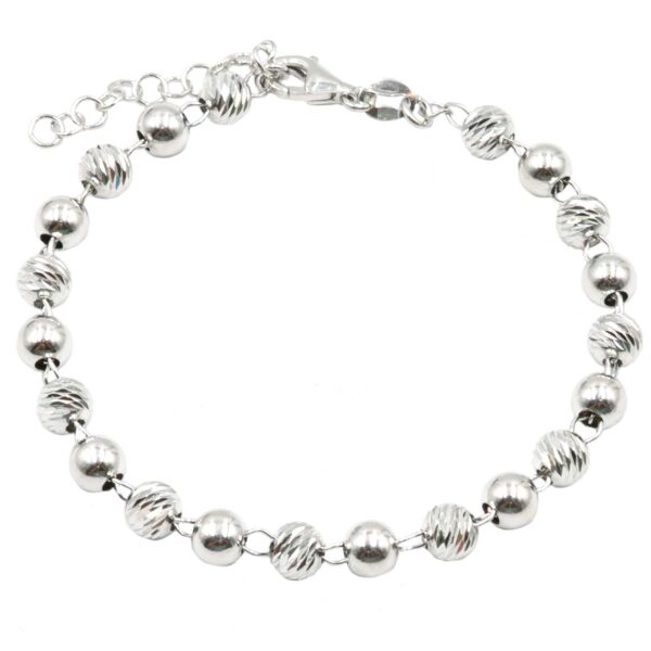 Βραχιόλι Χεριού Ασημένιο Επιπλατινωμένο - SBIT147