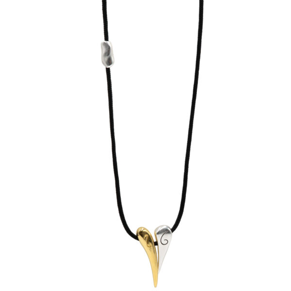 Γούρι Χειροποίητo Κολίε Επιχρυσωμένο με Σχέδιο - G202653