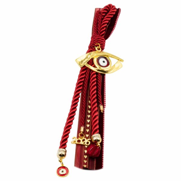 Γούρι Χειροποίητo Μεταλλικό με Σχέδιο - G202640