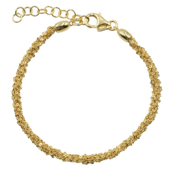 Βραχιόλι Χεριού Ασημένιο Επιχρυσωμένο - SBIT124