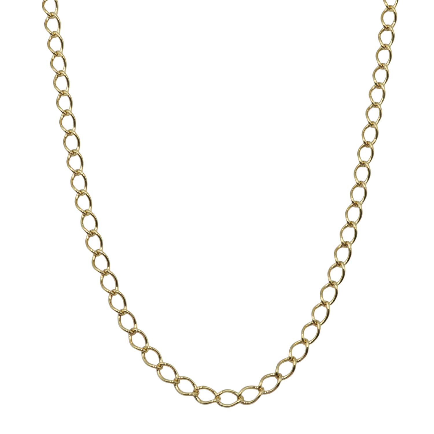 Κολιέ Ασημένιο με Σχέδιο Επιχρυσωμένο- AS39