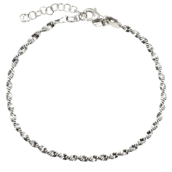 Βραχιόλι Χεριού Ασημένιο Επιπλατινωμένο - SBIT84