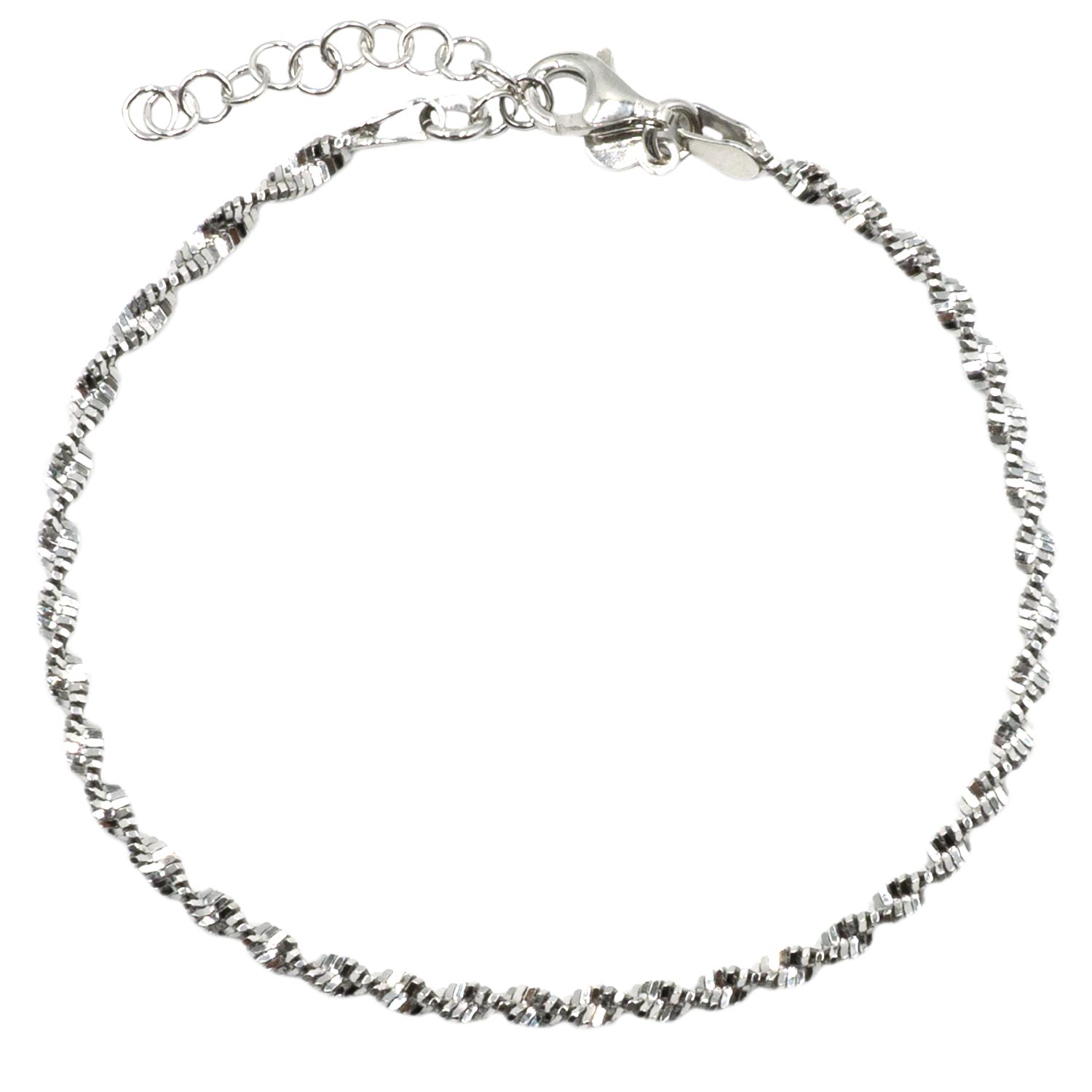 Βραχιόλι Χεριού Ασημένιο Επιπλατινωμένο - SBIT84