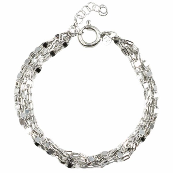Βραχιόλι Χεριού Ασημένιο Επιπλατινωμένο - SBIT72