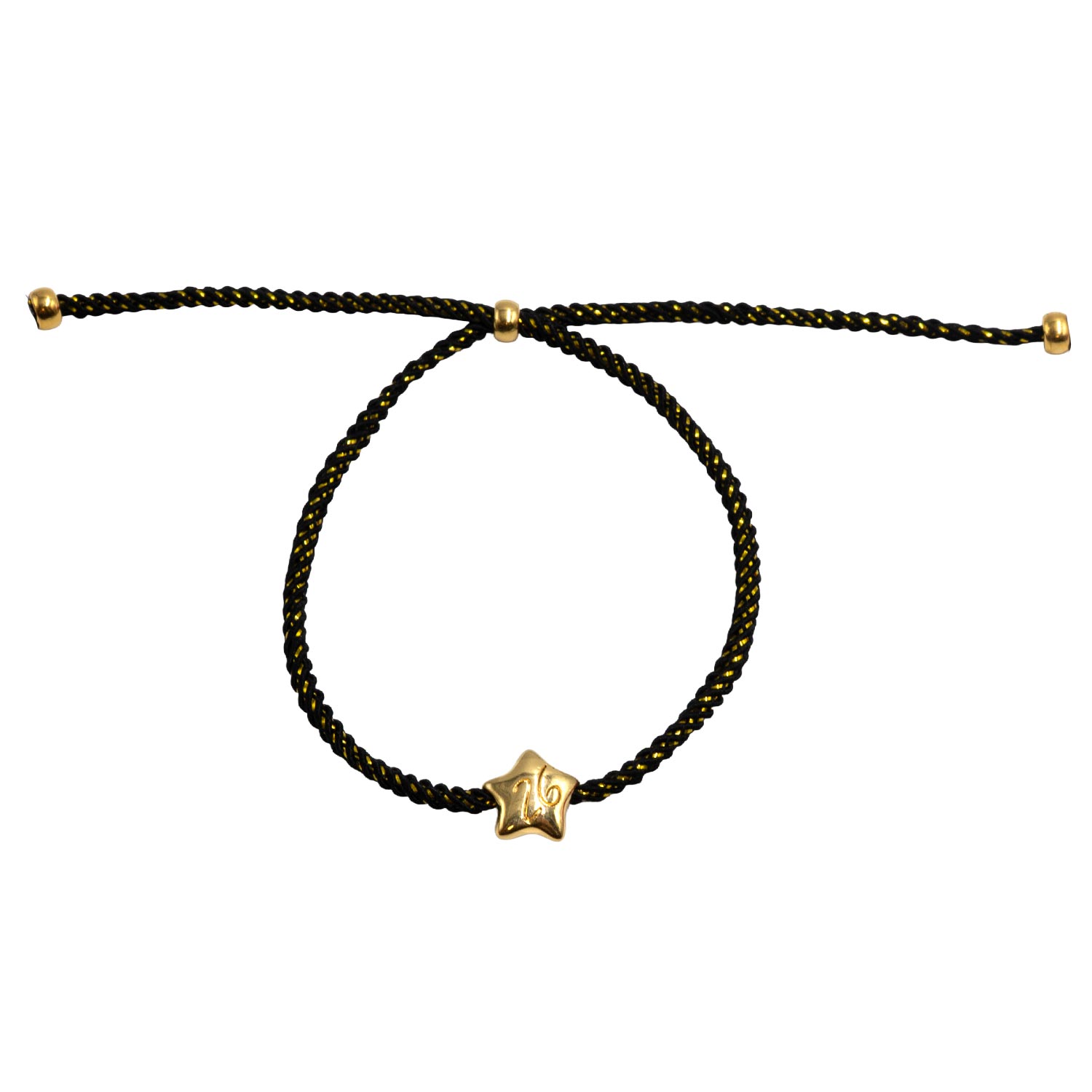 Γούρι Χειροποίητo βραχιόλι Επιχρυσωμένο με Σχέδιο - G202603