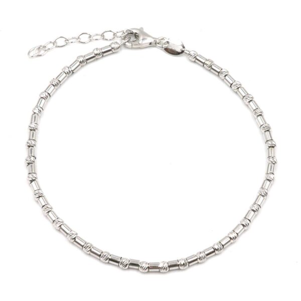 Βραχιόλι Χεριού Ασημένιο Επιπλατινωμένο - SBIT160